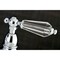 Kingston Brass KS1271WLLBS Wilshire Bridge Kitchen Faucet W/ Brass Sprayer, Chrome KS1271WLLBS - alternate 2